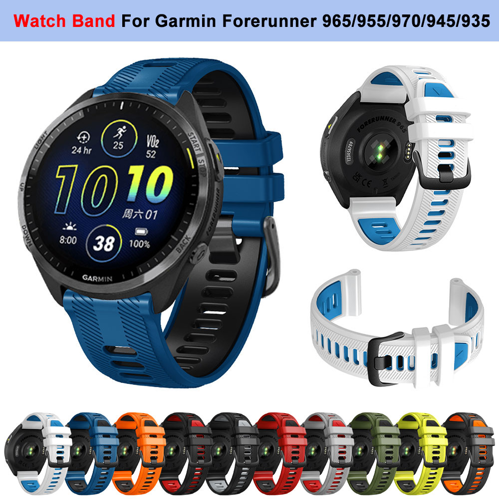 Silicone Watch Band 22Mm - Bracelet de montre sport en silicone