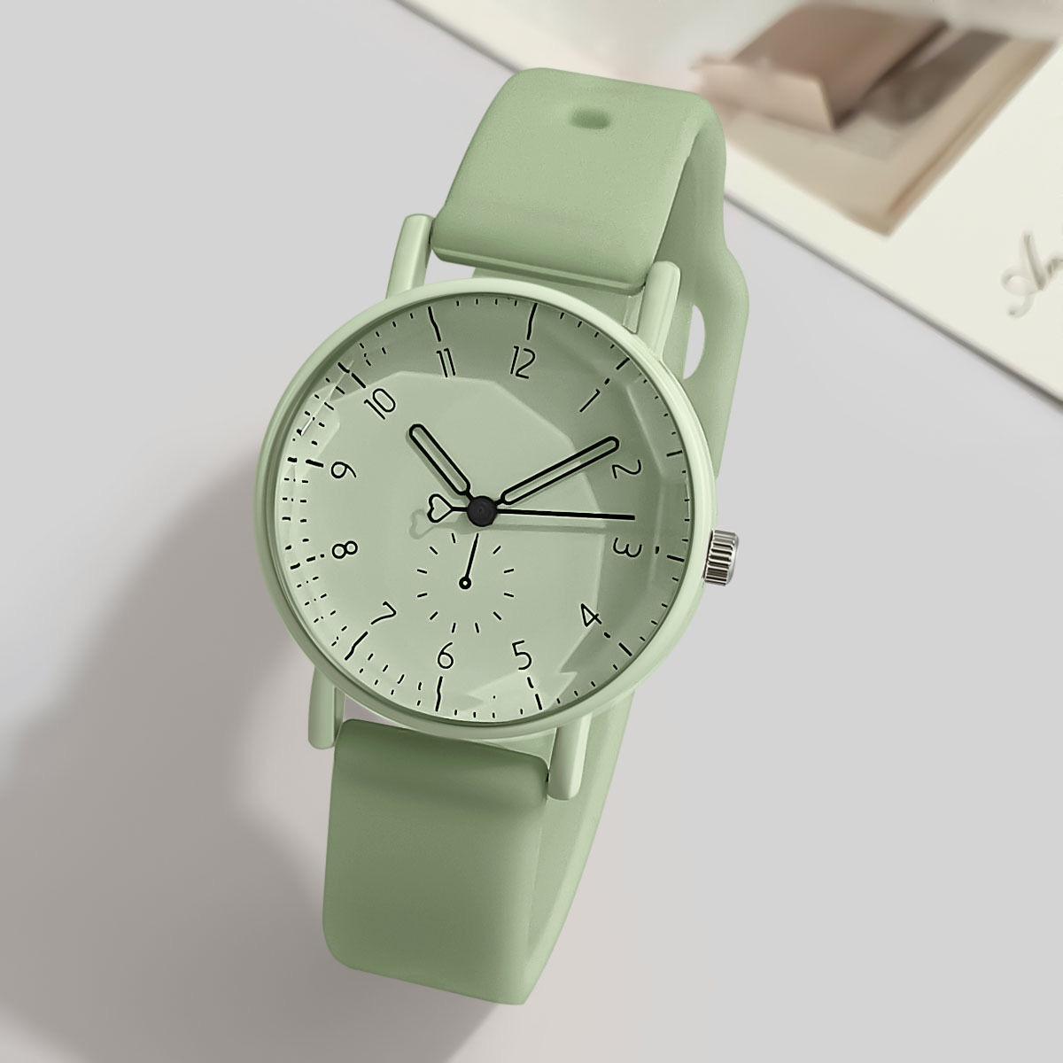 Silicone Band Women - Mode cadran arabe femmes montre à