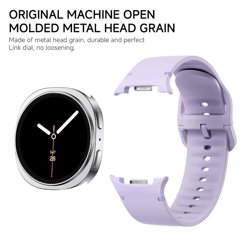 Silicone Watch Band 22Mm - Bracelet en Silicone 20/22mm pour Samsung
