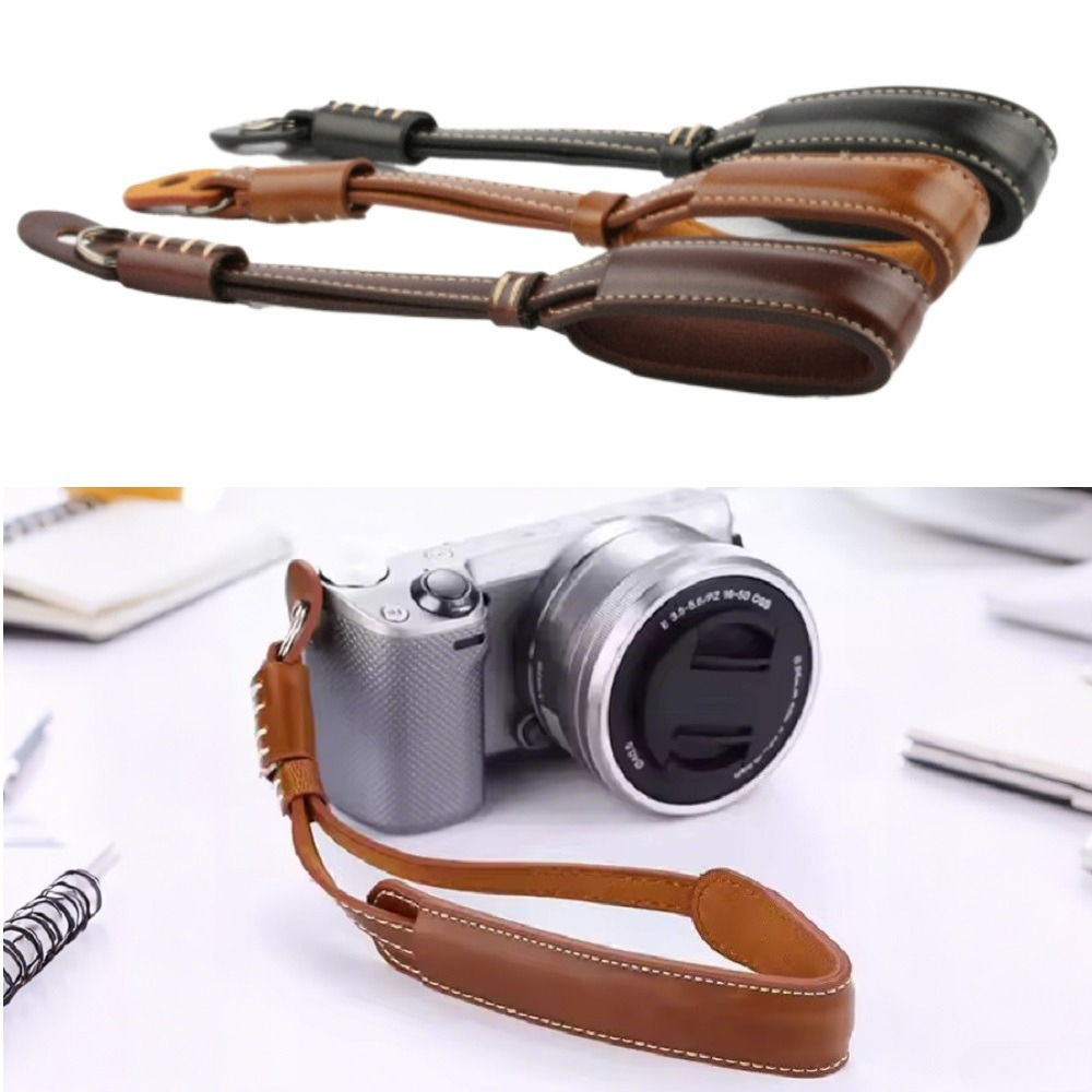 Leather Strap Quick Release - Dragonne de poignet d'appareil photo à