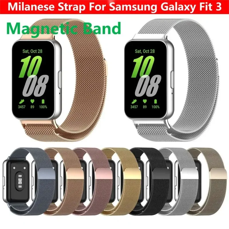 Milanese Loop Magnetic - Bracelet en acier inoxydable pour Samsung