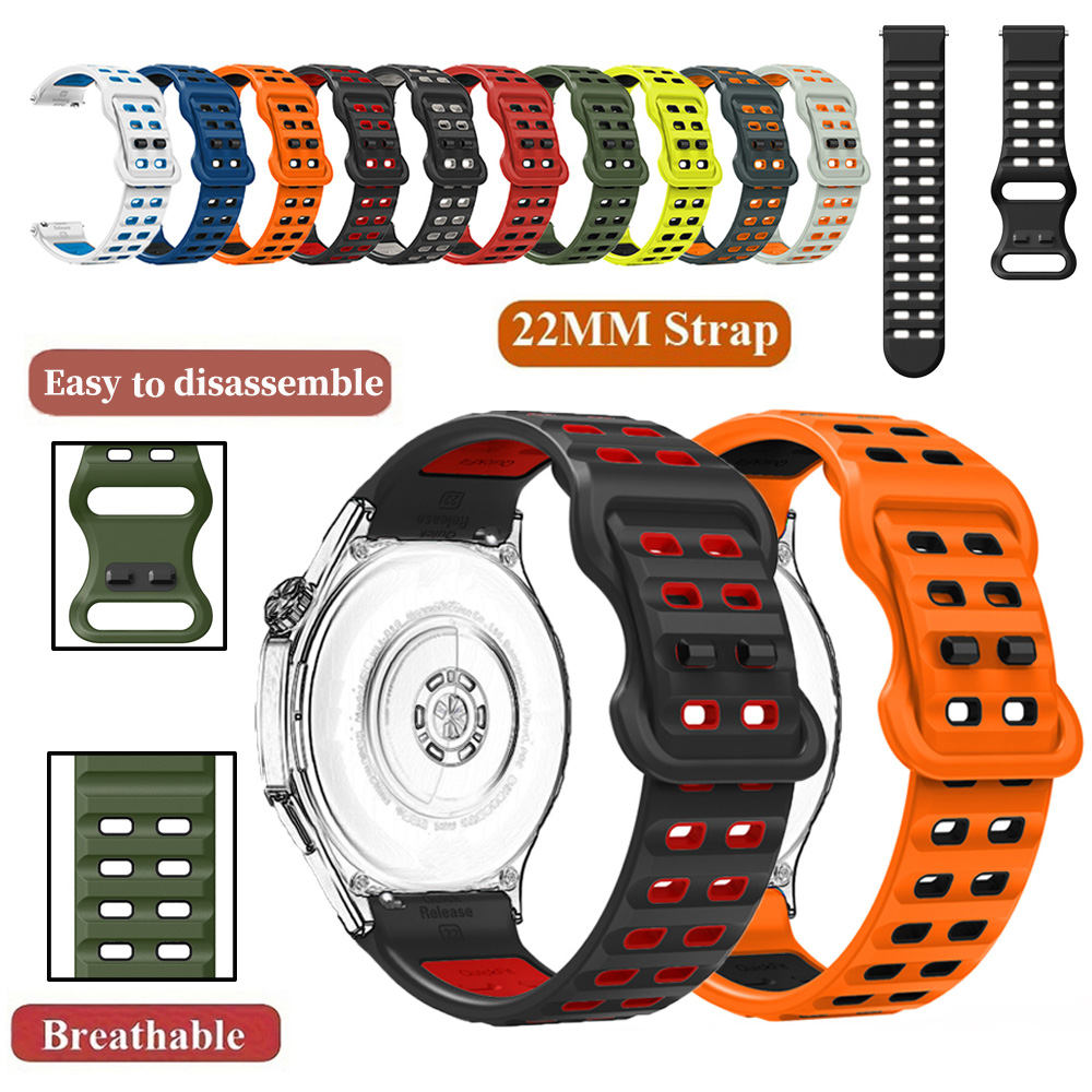 Mesh Strap Metal - Bracelet en Silicone 22mm pour Garmin