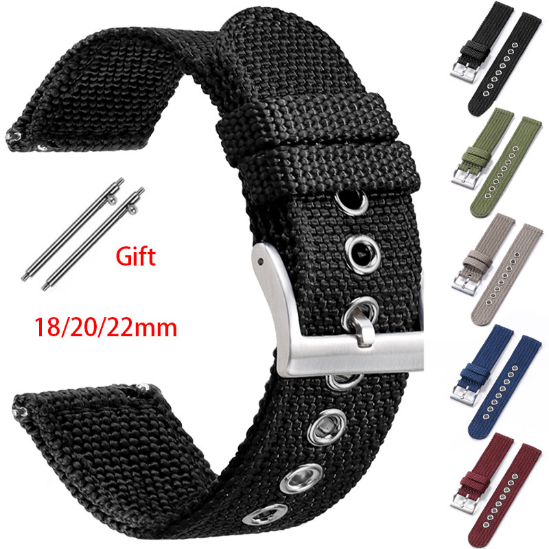 Nato Strap Nylon - Bracelet en Nylon 18mm 20mm 22mm,
