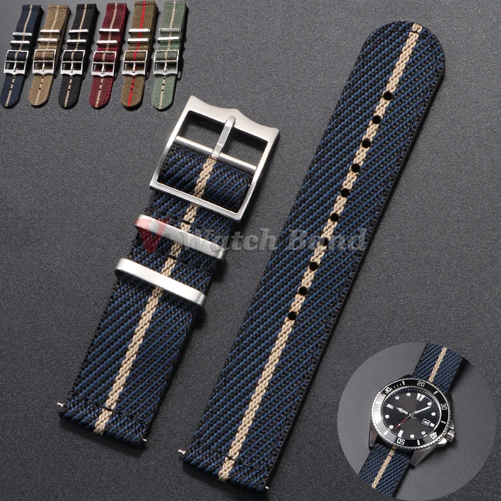 Nato Strap Nylon - 20 22mm Bracelet en Nylon pour