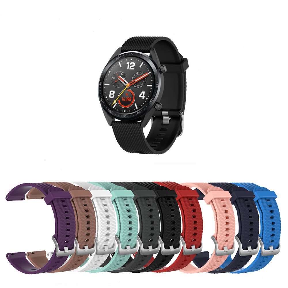 Silicone Watch Band 22Mm - Bracelet de montre de 22mm, pour