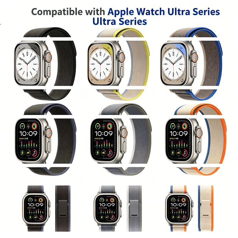Sport Loop Velcro - Sangles de montre tissées Velcro avancées