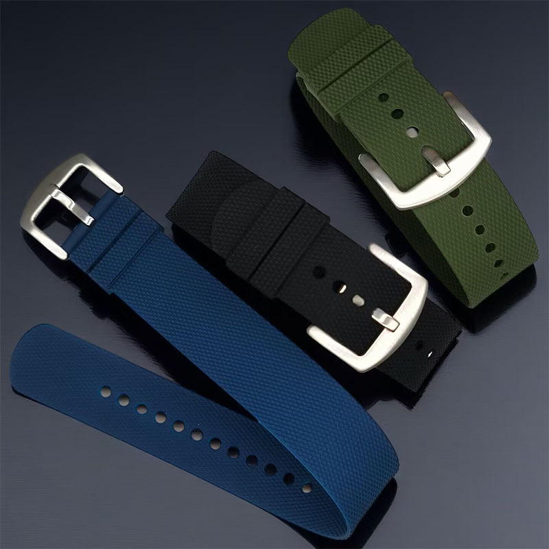 Silicone Watch Band 22Mm - Bracelet de montre universel en caoutchouc