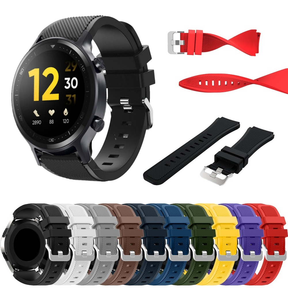 Silicone Watch Band 22Mm - Bracelet en silicone pour Realme Watch
