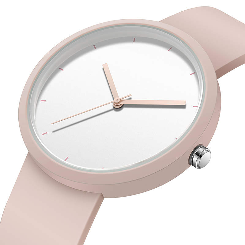 Silicone Band Women - Montre minimaliste pour femme, boîtier 41