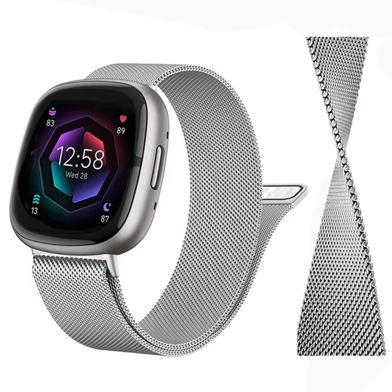 Milanese Loop Magnetic - Bracelet à boucle milanaise pour Fitbit