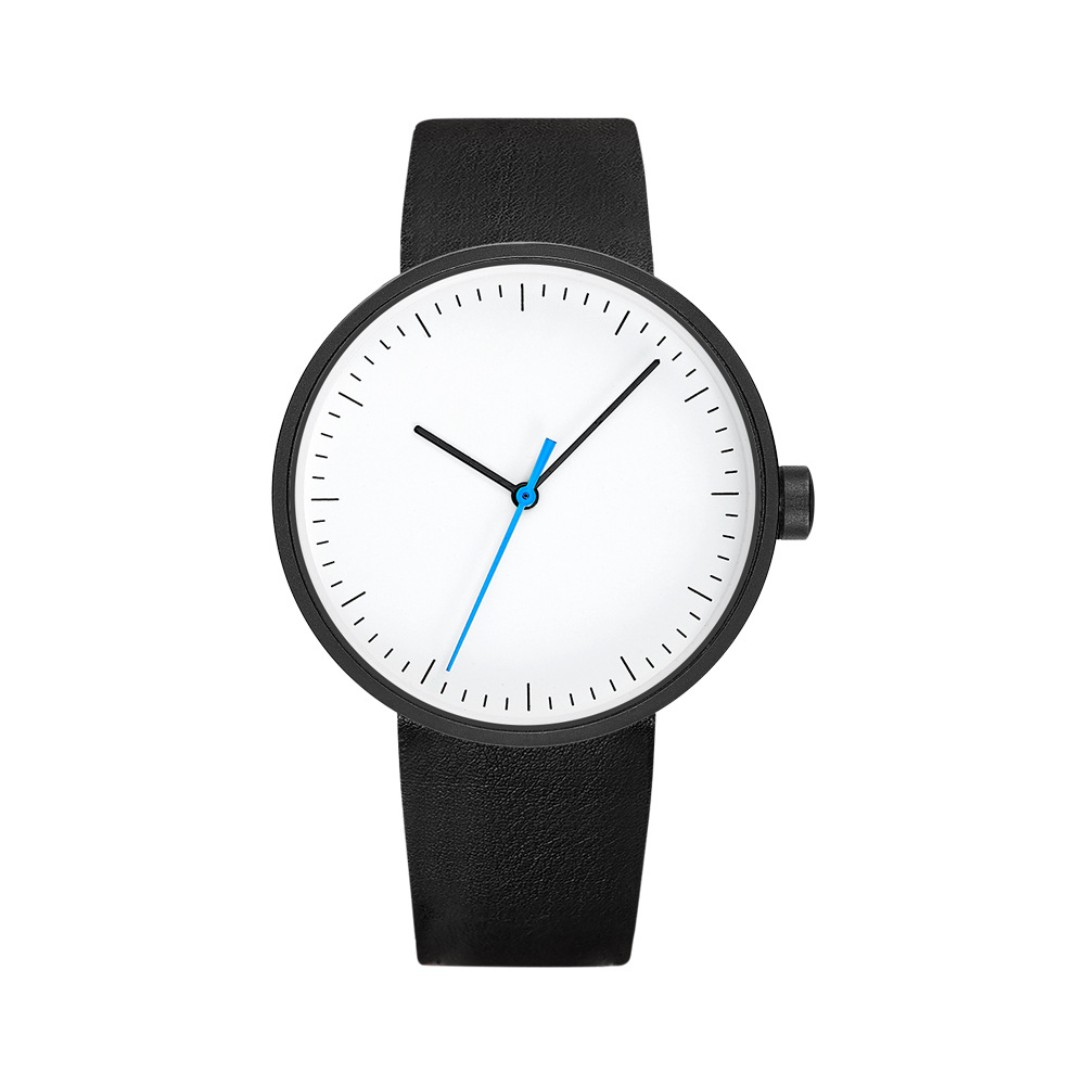Leather Watch Band Men - UTHAI montre hommes Simple à la