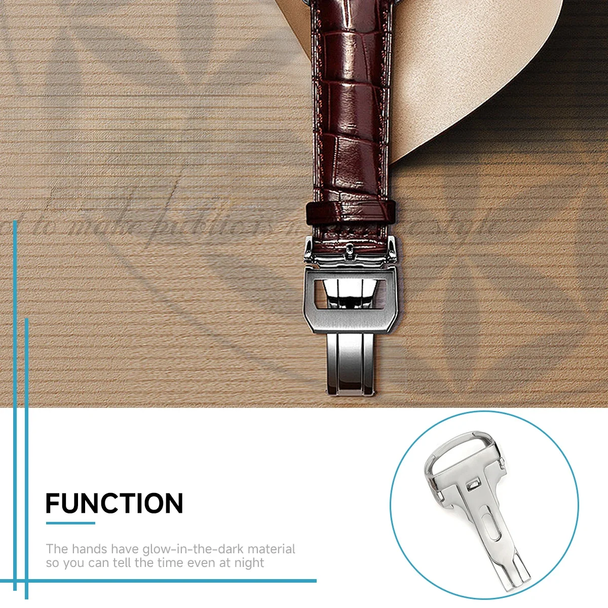 Boucle de montre tendance en a - Butterfly Clasp Deployant avis et prix