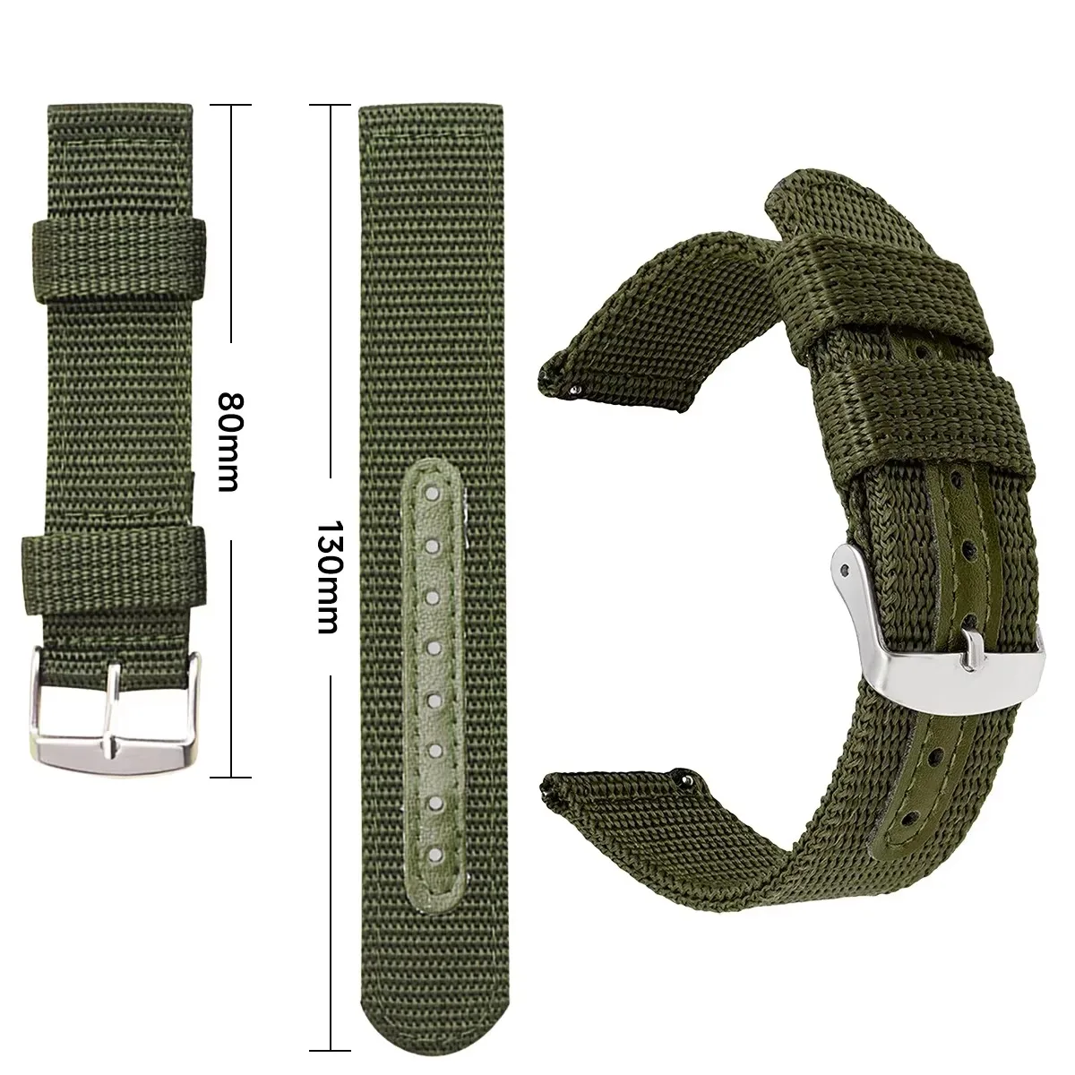 Bracelet de montre universel e - Canvas Strap Watch avis et prix