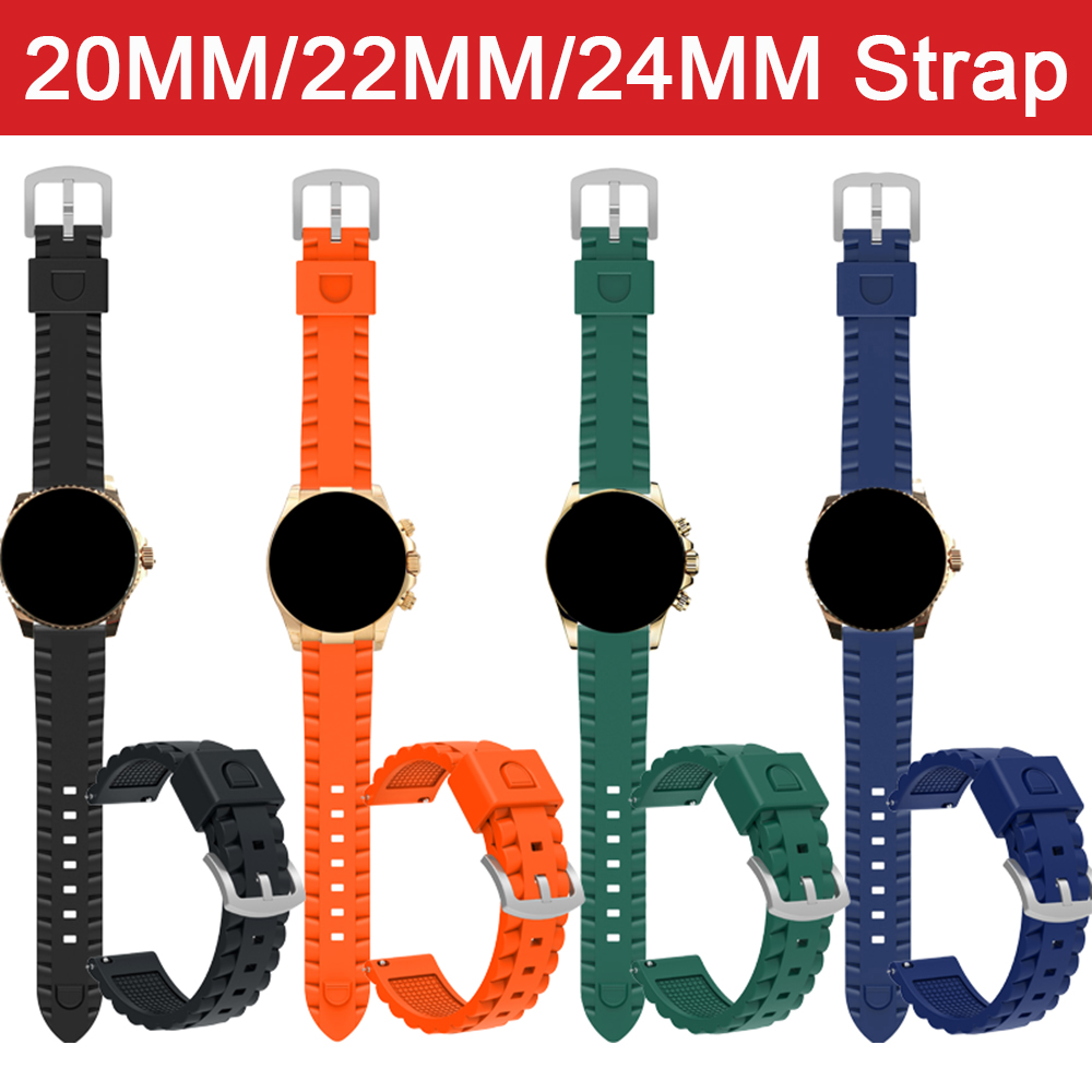 Bracelet en Silicone souple po - Silicone Watch Band 22Mm avis et prix