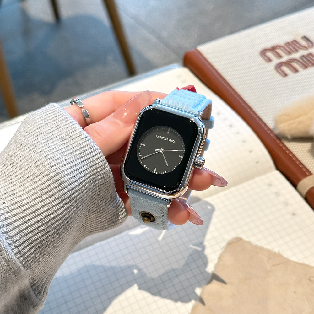 Nouvelle montre carrée élégant - Canvas Strap Watch avis et prix