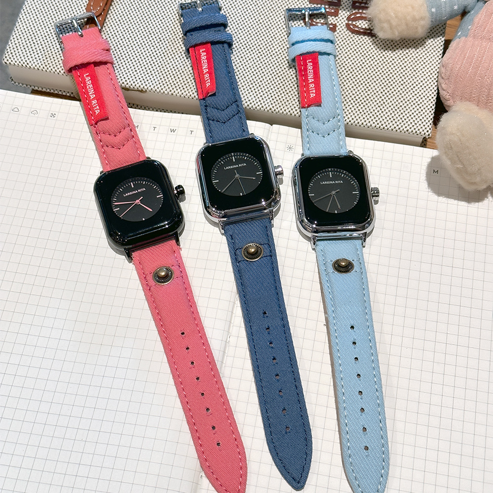 Nouvelle montre carrée élégant - Canvas Strap Watch avis et prix