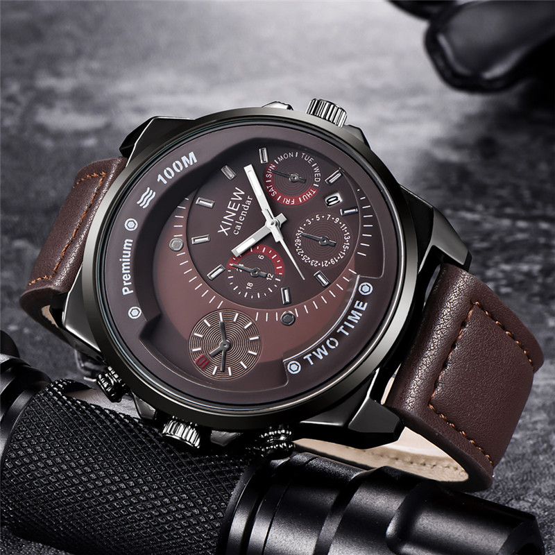 Original XINEW marque hommes m - Leather Watch Band Men avis et prix
