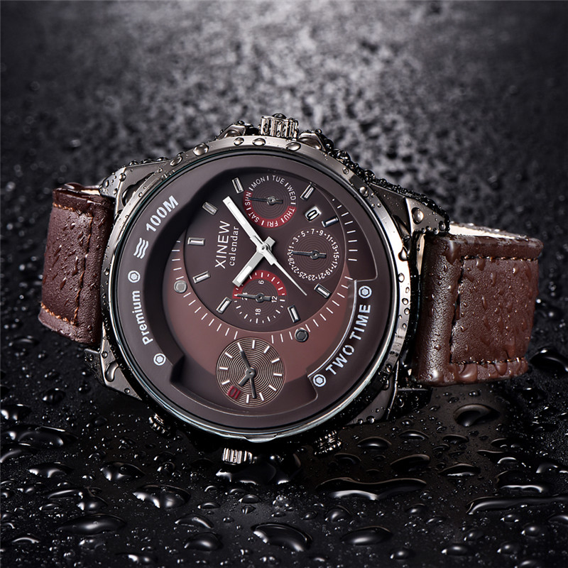 Original XINEW marque hommes m - Leather Watch Band Men avis et prix