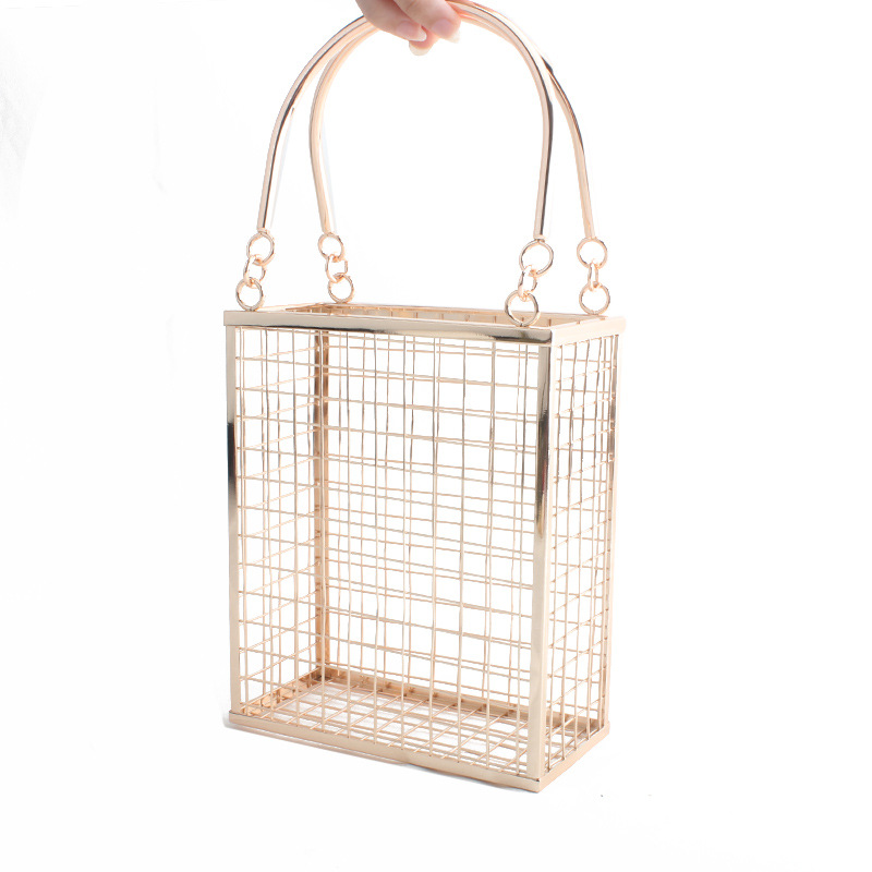 Sac à bandoulière creux en mét - Mesh Strap Metal avis et prix