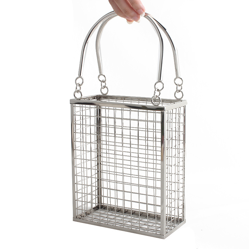 Sac à bandoulière creux en mét - Mesh Strap Metal avis et prix