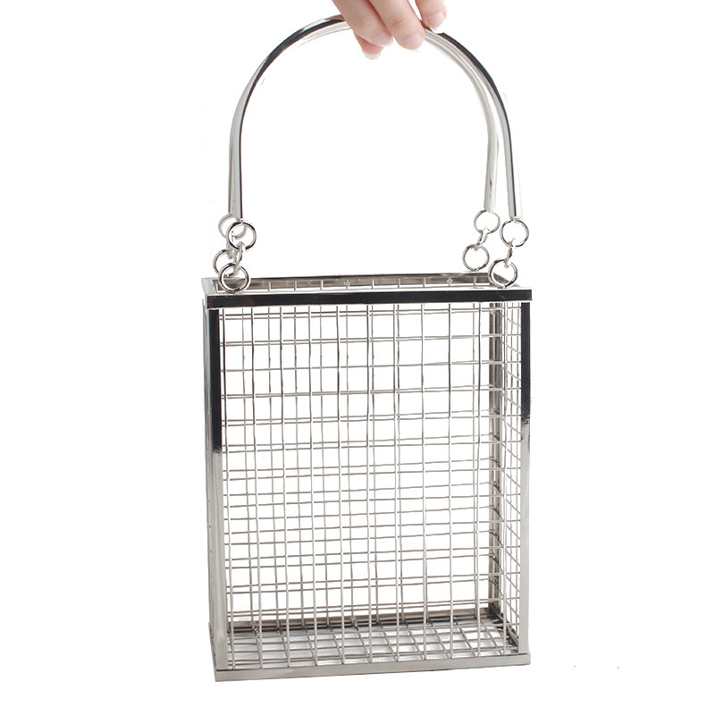 Sac à bandoulière creux en mét - Mesh Strap Metal avis et prix