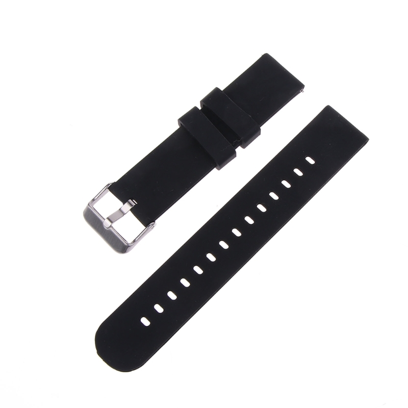 Bracelet en silicone souple à  - Silicone Watch Band 22Mm avis et prix