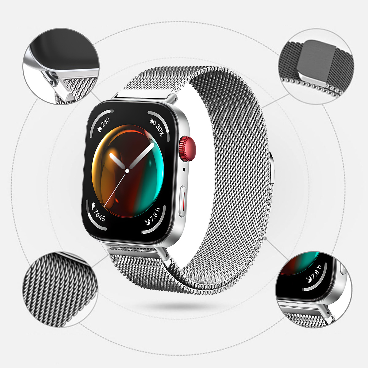 Bracelet magnétique milanais e - Milanese Loop Magnetic avis et prix