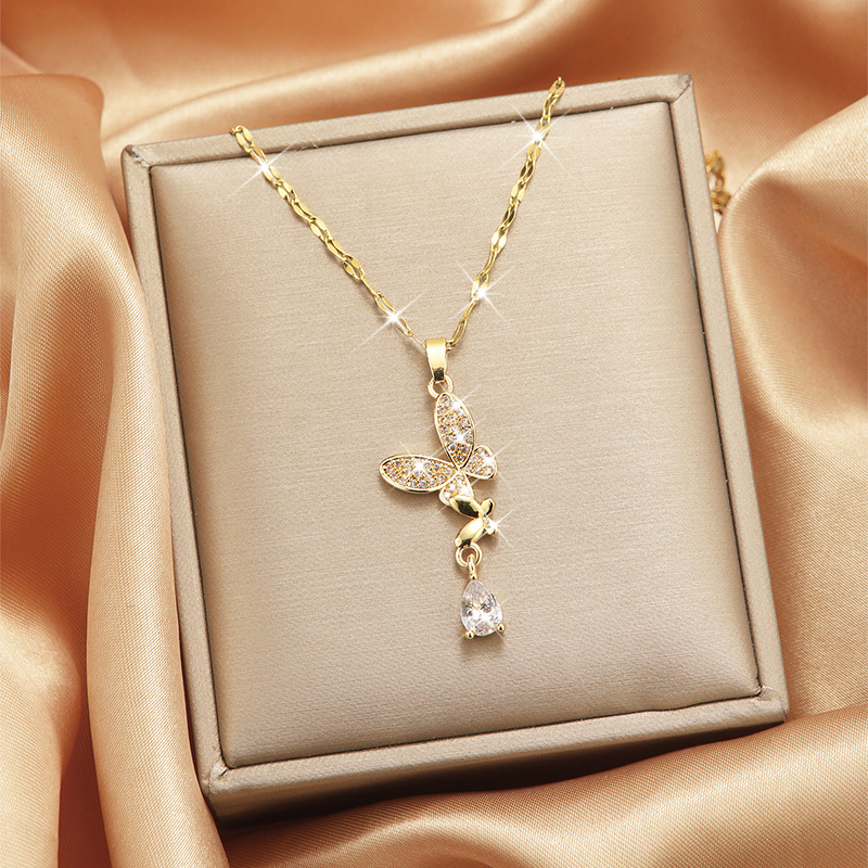 Collier Papillon en Acier Tita - Butterfly Clasp Deployant avis et prix
