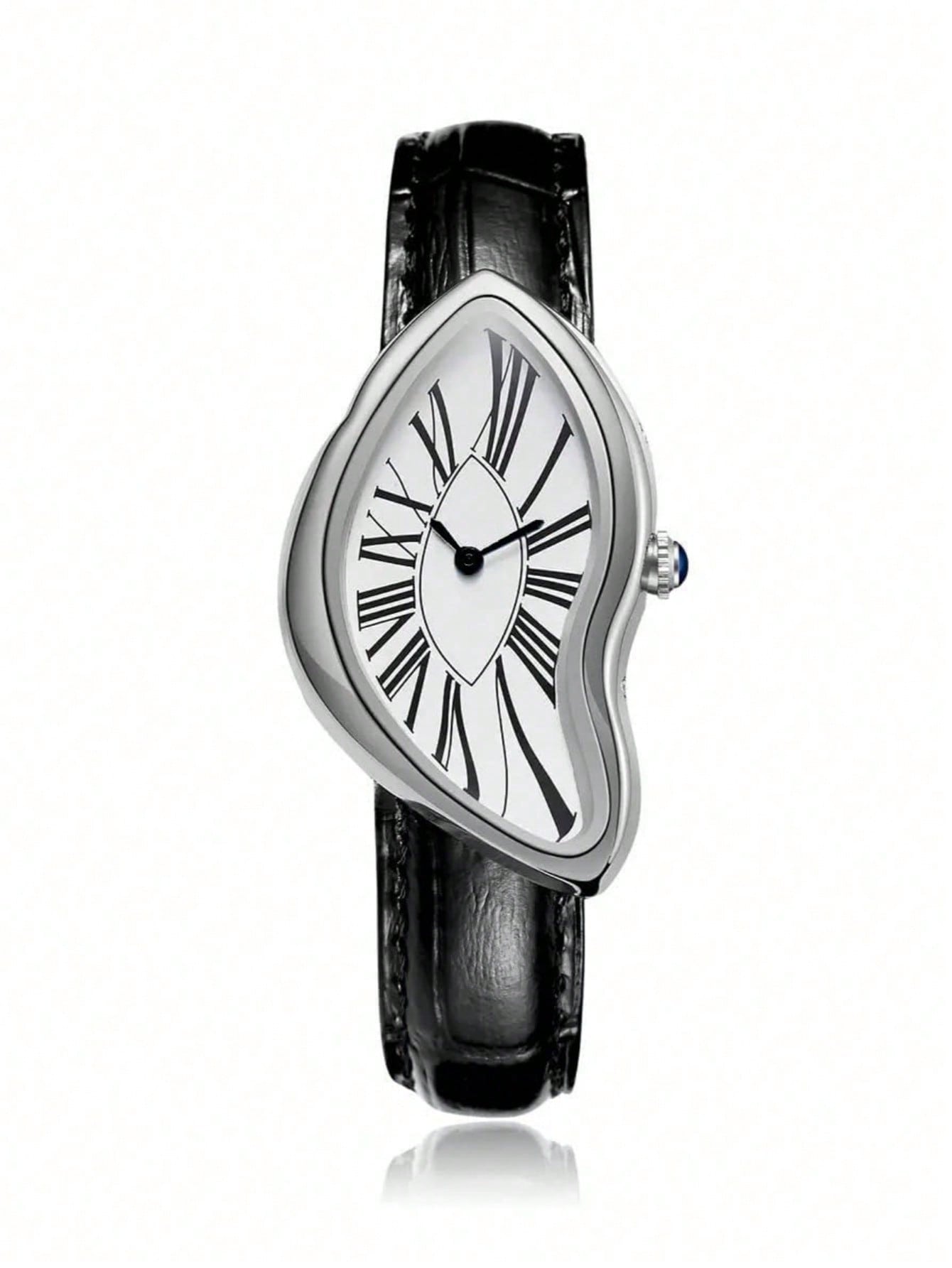 Montre de luxe Creative Melt p - Leather Watch Band Men avis et prix