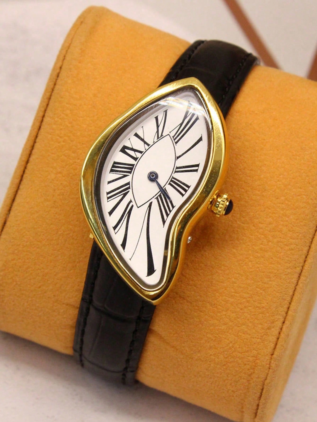 Montre de luxe Creative Melt p - Leather Watch Band Men avis et prix