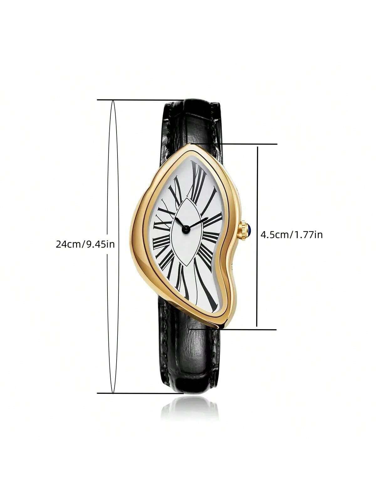 Montre de luxe Creative Melt p - Leather Watch Band Men avis et prix