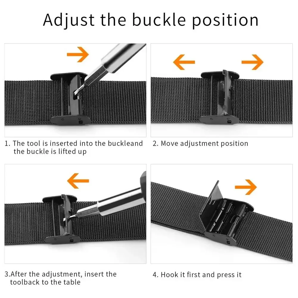 Bandes métalliques pour Honor  - Mesh Strap Metal avis et prix