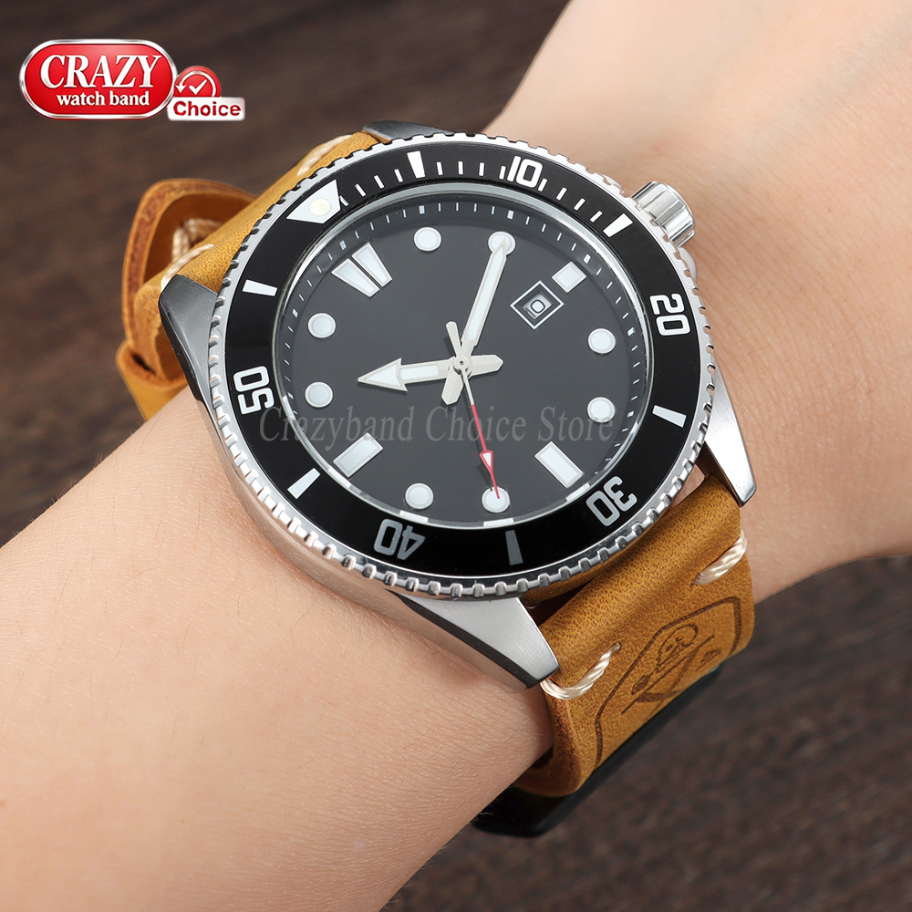 Bracelet de montre en cuir de  - Suede Strap Watch avis et prix