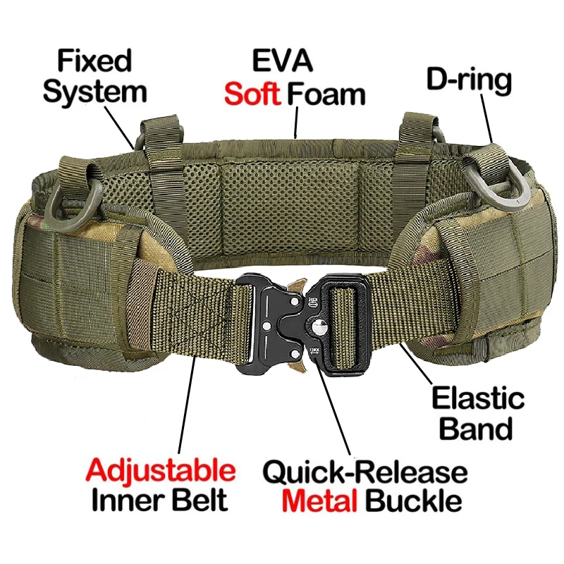 Ceinture tactique à dégagement - Leather Strap Quick Release avis et prix