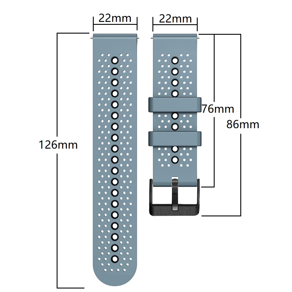 Bracelet de montre en Silicone - Silicone Watch Band 22Mm avis et prix