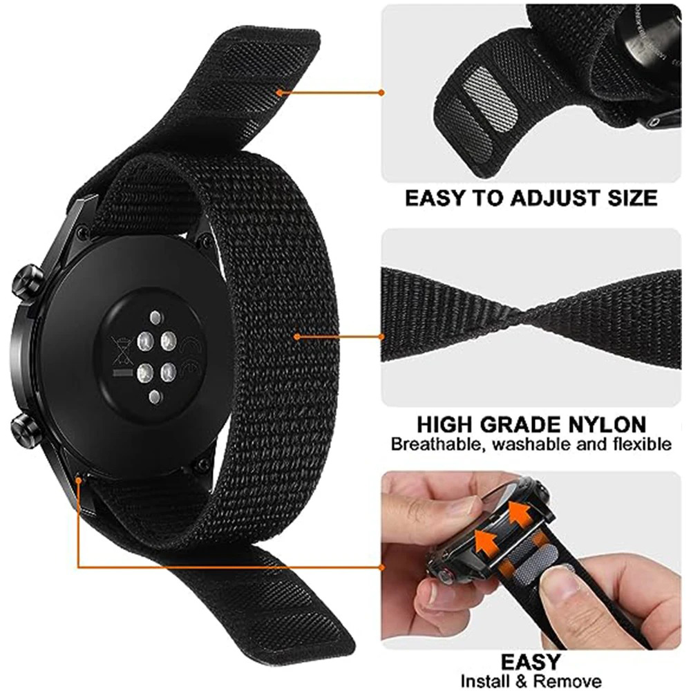 Bracelet de montre en nylon à  - Sport Loop Velcro avis et prix