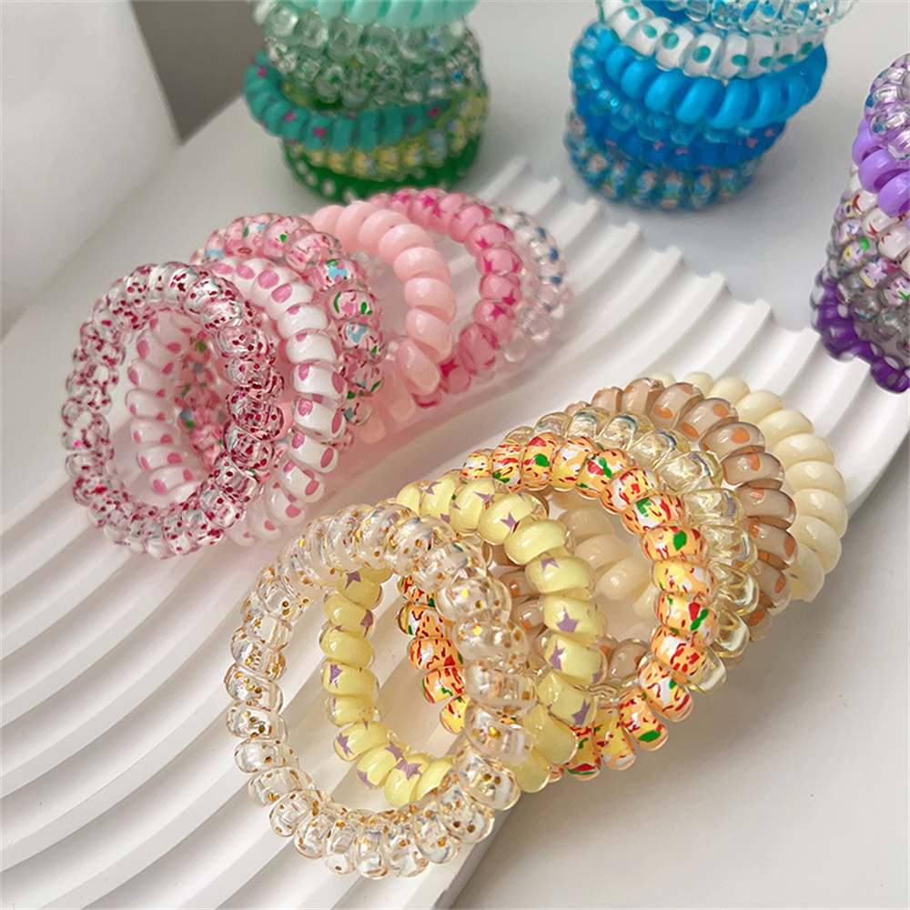 6 pièces d'élastiques à cheveu - Silicone Band Women avis et prix