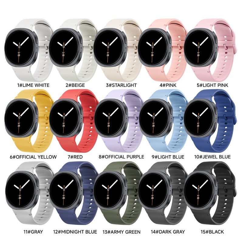 Bracelet en Silicone 20/22mm p - Silicone Watch Band 22Mm avis et prix