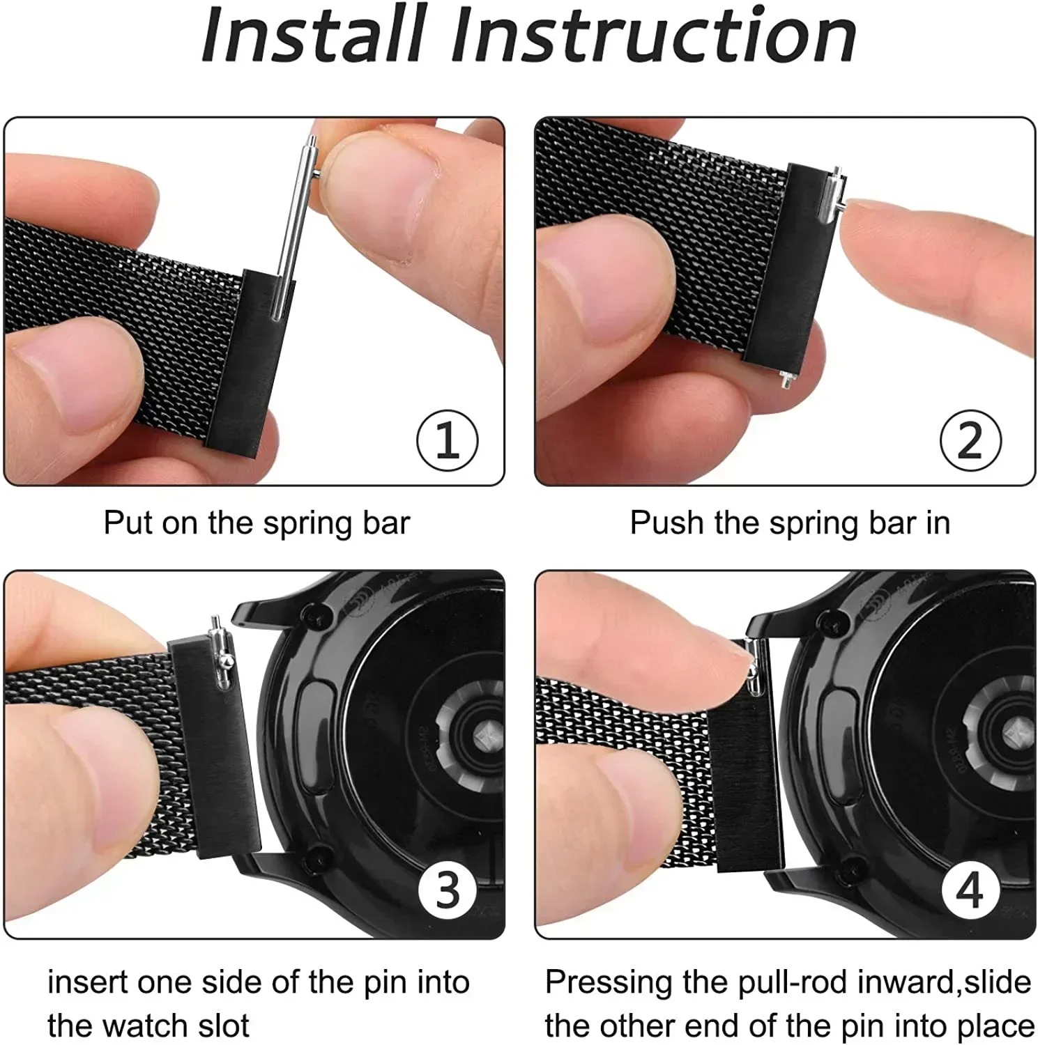 Boucle milanaise pour montre C - Milanese Loop Magnetic avis et prix