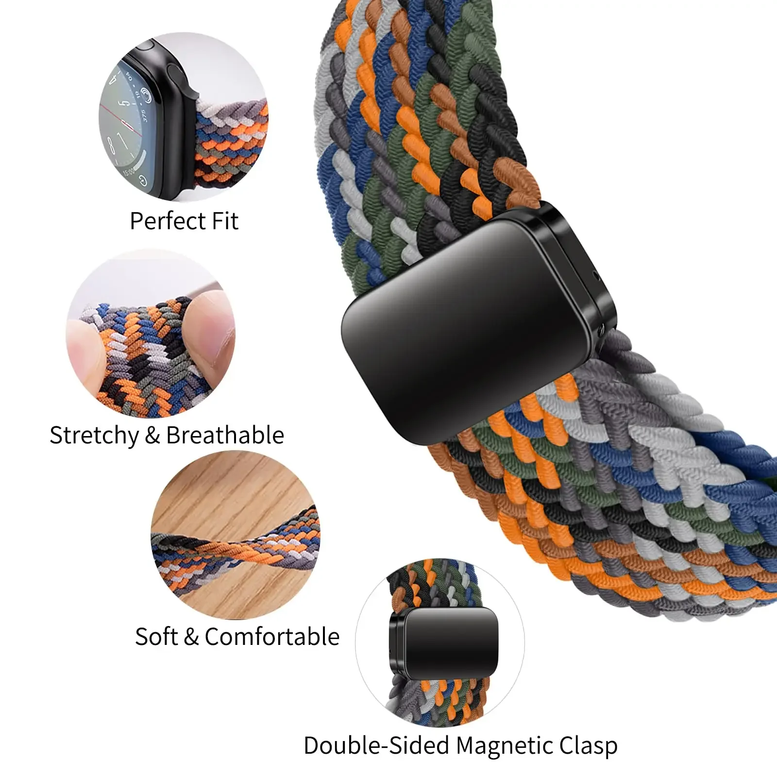 Bracelet à boucle tressée en N - Milanese Loop Magnetic avis et prix