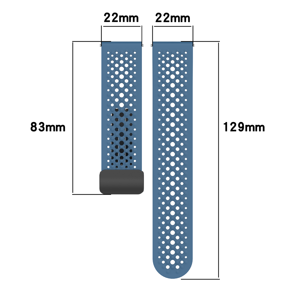 Bracelet en silicone pour mont - Silicone Watch Band 22Mm avis et prix