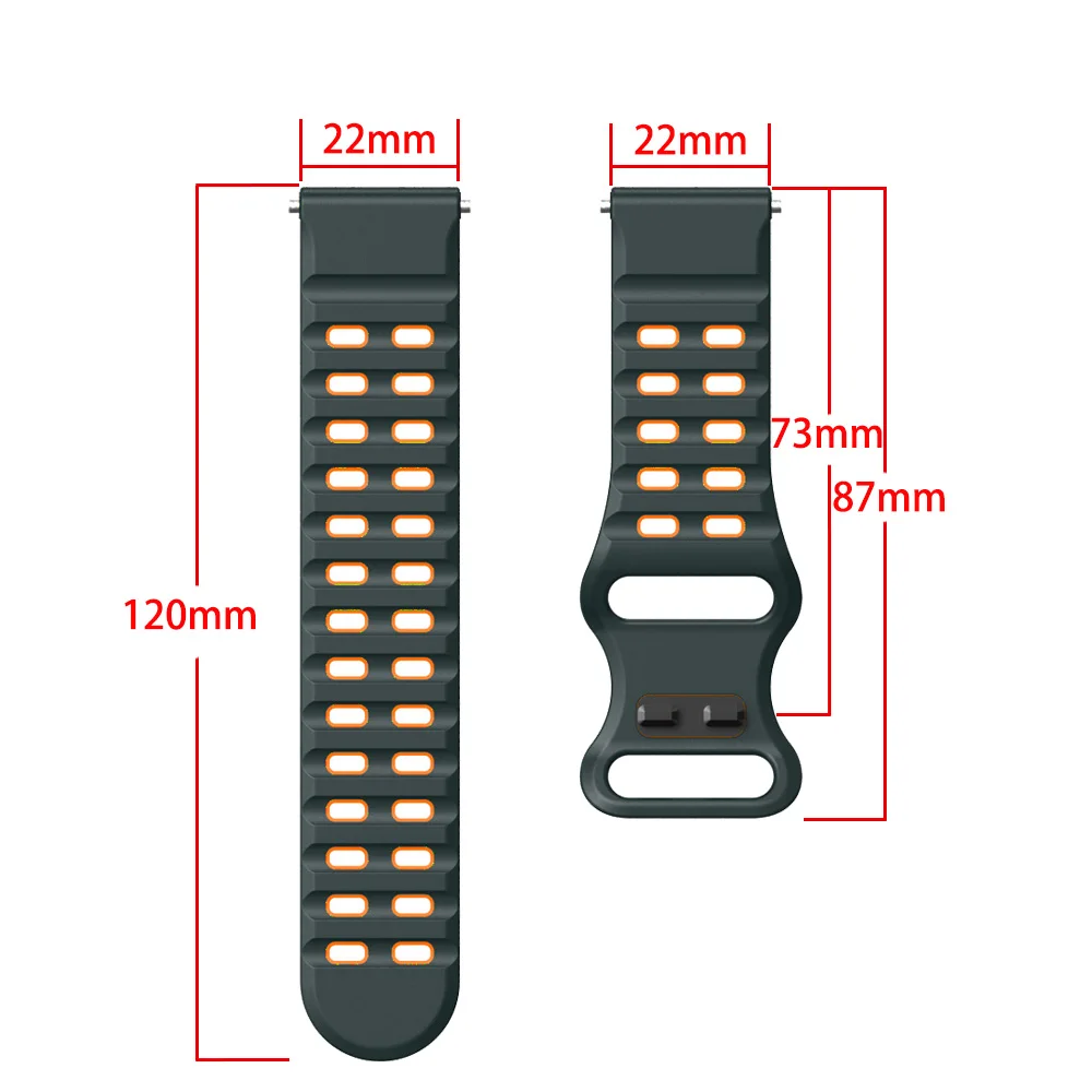 Bracelet en Silicone 22mm pour - Mesh Strap Metal avis et prix