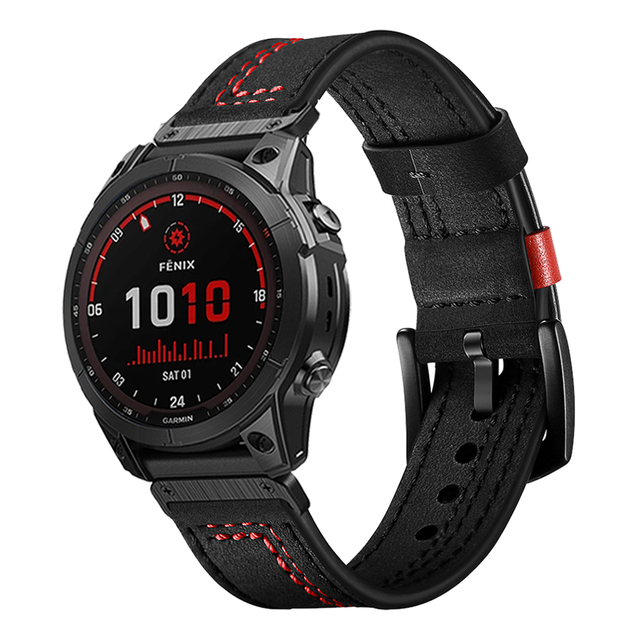 Bracelet en cuir véritable 22m - Leather Strap Quick Release avis et prix