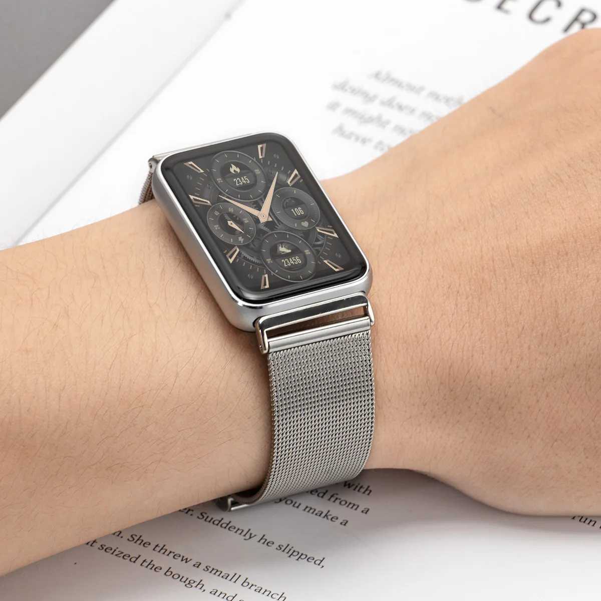 Bracelet en acier inoxydable p - Mesh Strap Metal avis et prix