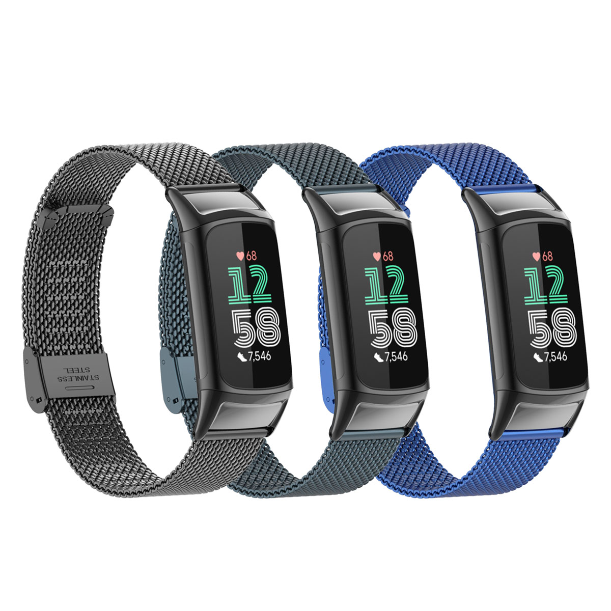 Convient pour Fitbit Charge 5/ - Mesh Strap Metal avis et prix