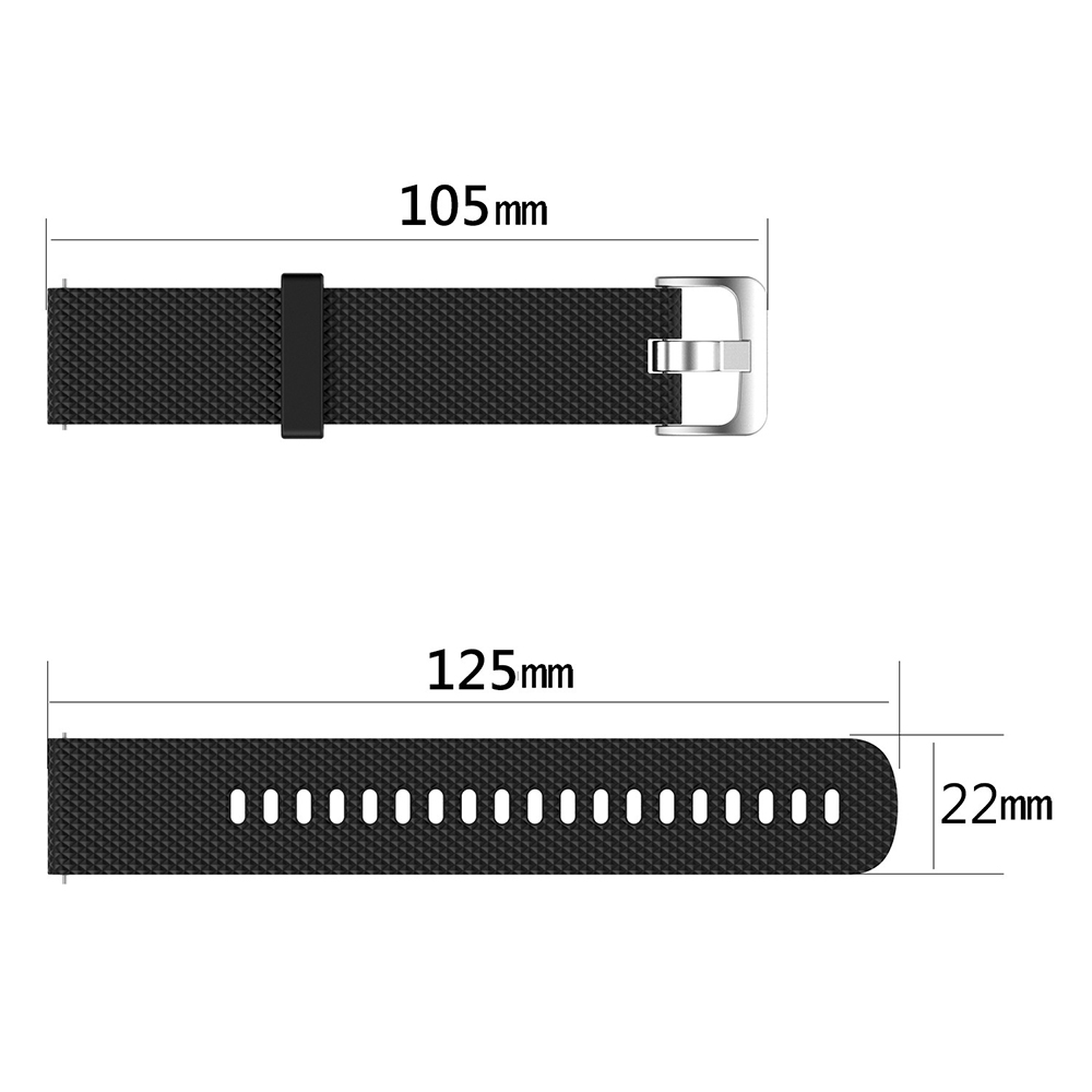 Bracelet de montre de 22mm, po - Silicone Watch Band 22Mm avis et prix
