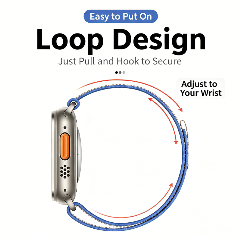 Sangles de montre tissées Velc - Sport Loop Velcro avis et prix
