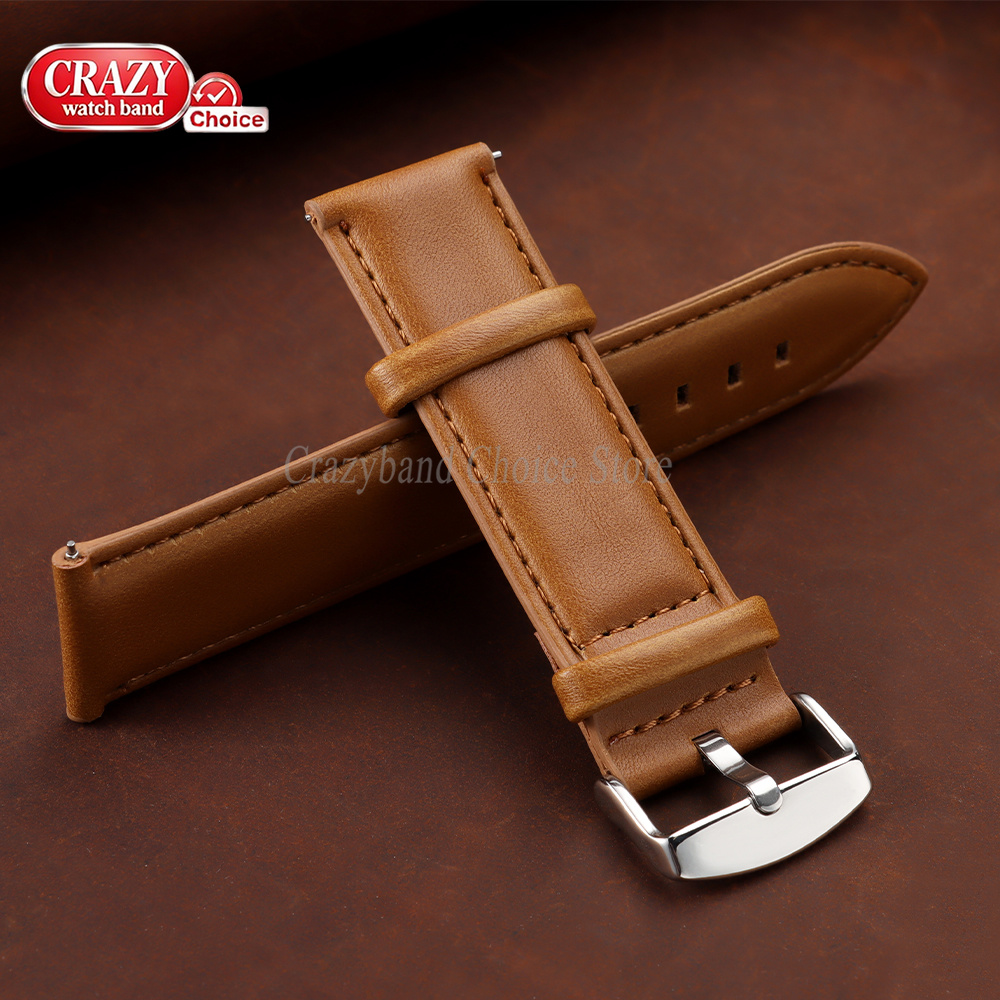 Bracelet de montre en cuir hui - Leather Strap Quick Release avis et prix