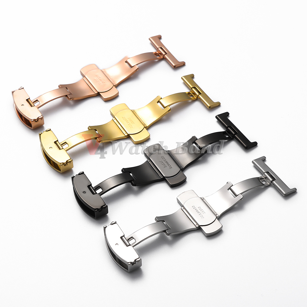 Bracelet de montre en acier in - Butterfly Clasp Deployant avis et prix