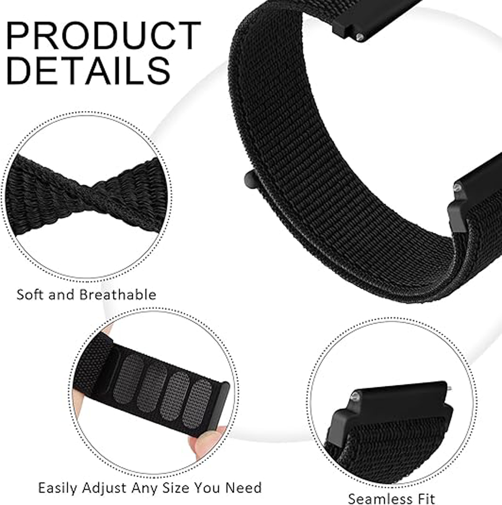 Bracelet de montre en Nylon re - Sport Loop Velcro avis et prix